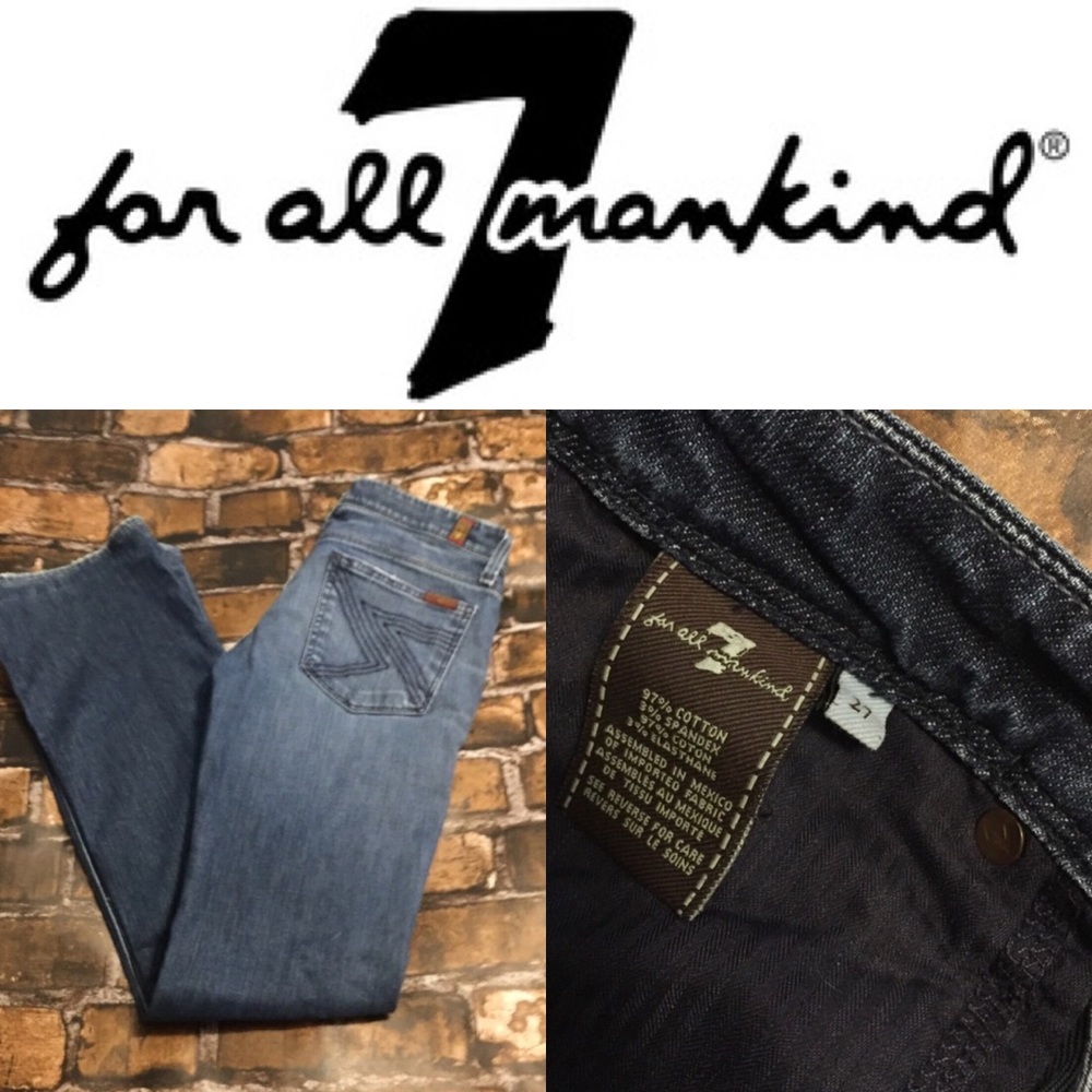 7FAM Jeans Size 27 Great Condition